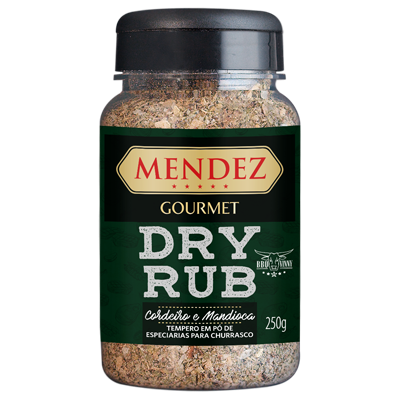 Dry Rub Cordeiro e Mandioca Mendez 250g