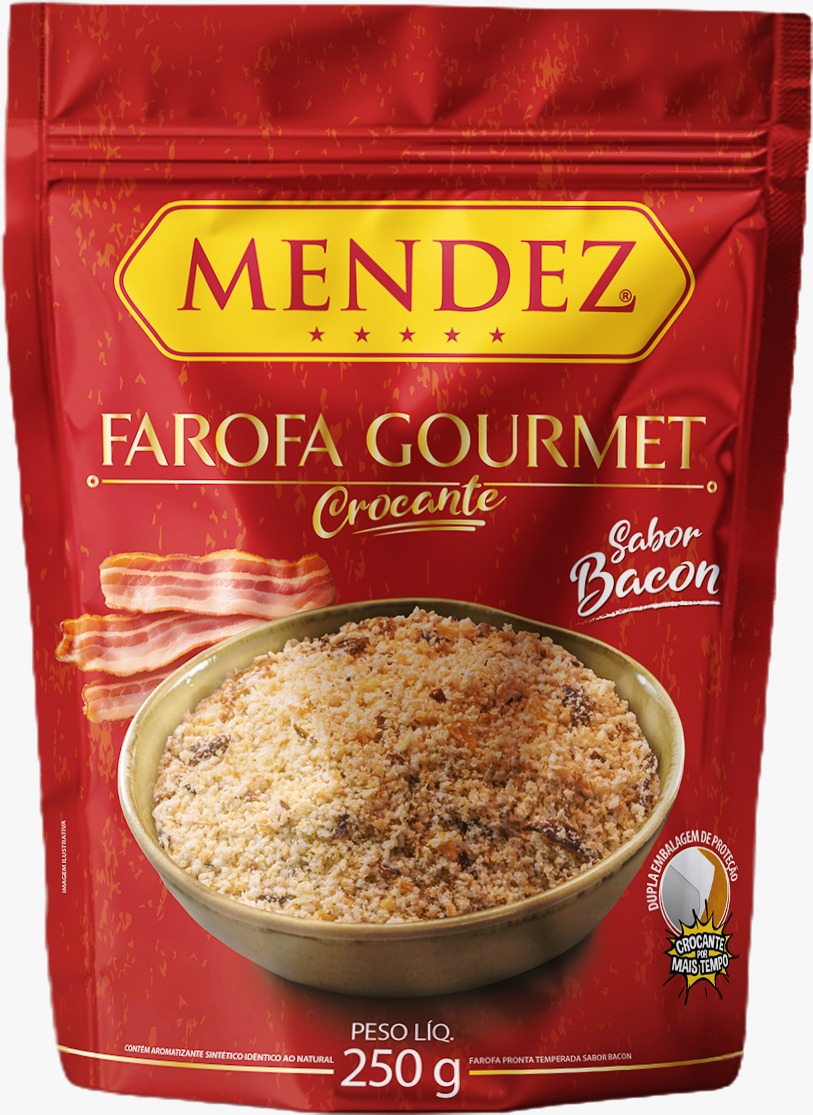Farofa Gourmet Bacon Mendez 250 g