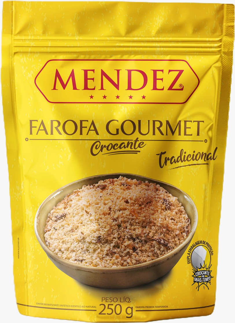 Farofa Gourmet Tradicional Mendez 250 g