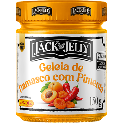 Geleia Jack Jelly de Damasco Com Pimenta  150g