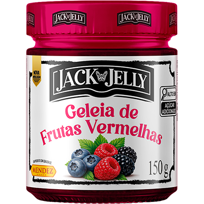 Geleia Jack Jelly de Frutas Vermelhas  150g
