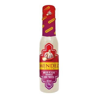 Molho de Alho Cremoso Com Pimenta 80ml