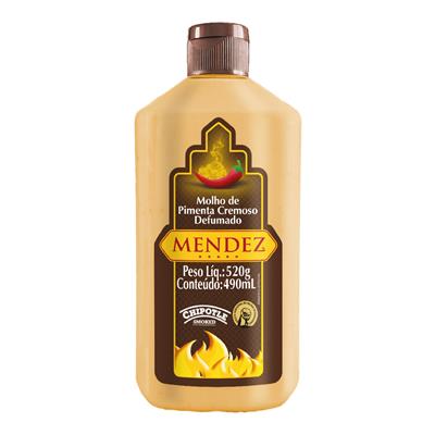 Molho de Pimenta Cremoso Defumado Chipotle Mendez 490ml