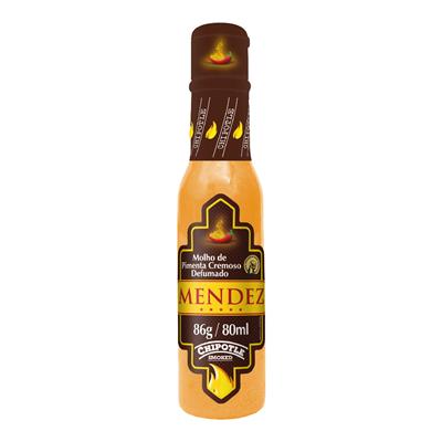 Molho de Pimenta Cremoso Defumado Chipotle Mendez 80ml