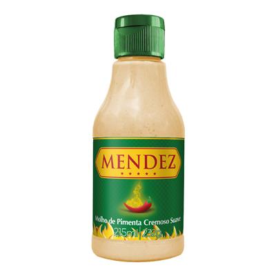 Molho de Pimenta Cremoso Suave Mendez 215ml
