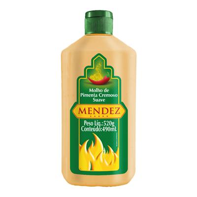 Molho de Pimenta Cremoso Suave Mendez 490ml