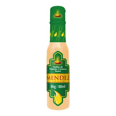 Molho de Pimenta Cremoso Suave Mendez 80ml
