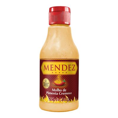 Molho de Pimenta Cremoso Tradicional Mendez 215ml