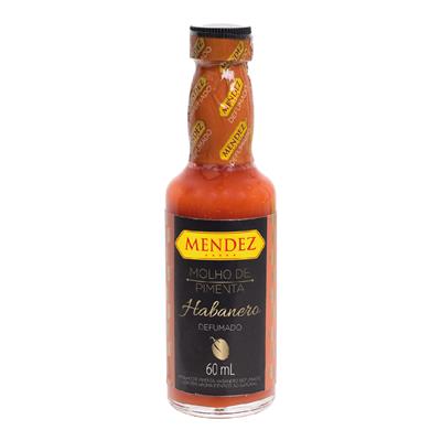 Molho de Pimenta Habanero Defumado Mendez 60ml