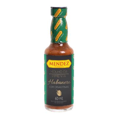 Molho de Pimenta Habanero com Ervas Mendez 60ml